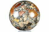 Polished Maligano Jasper Sphere - Excellent Polishing #308789-1